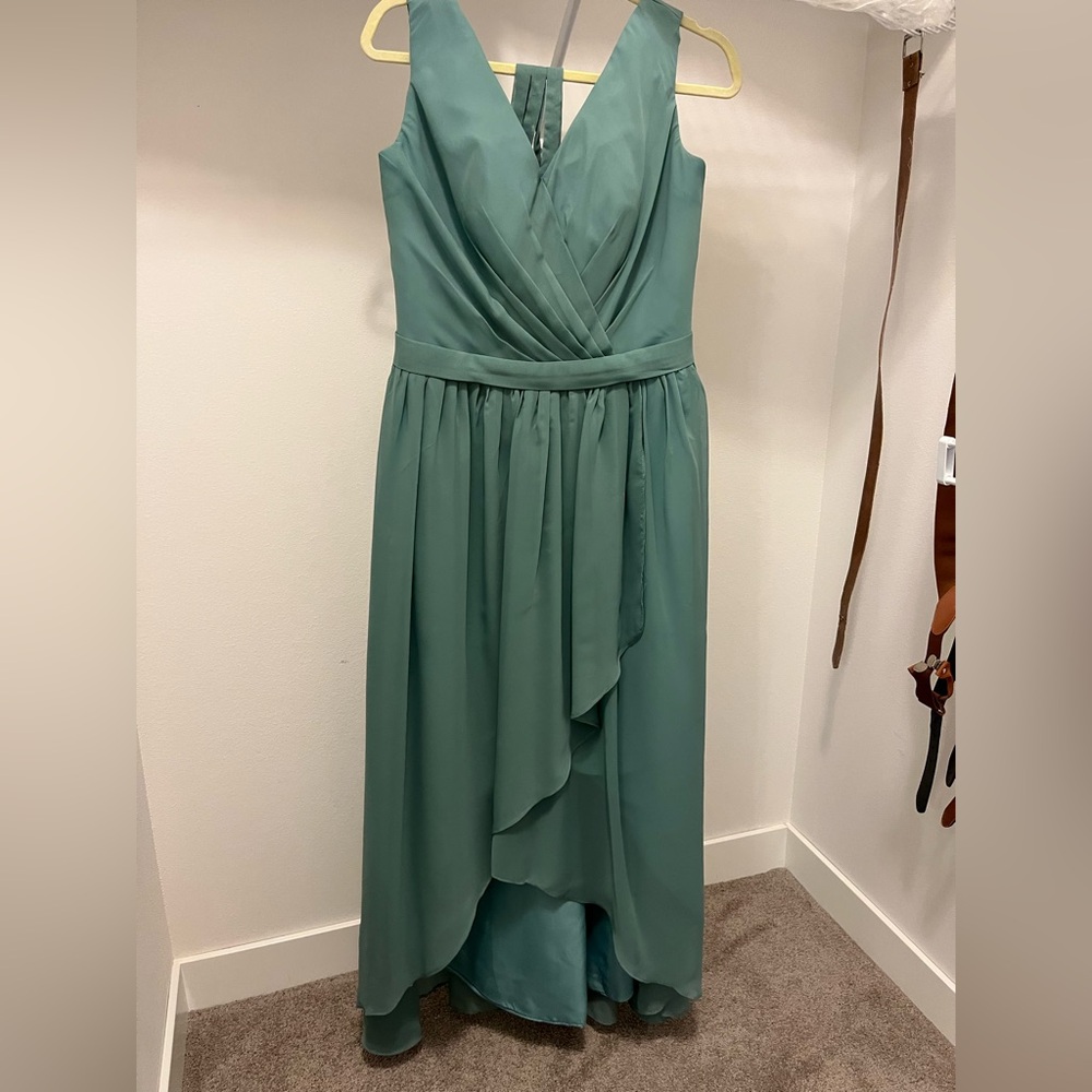 Eucalyptus bridesmaid dress